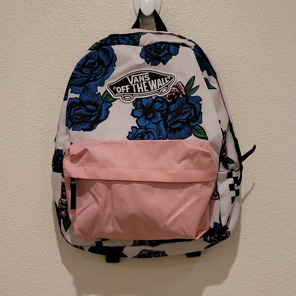 NWT Vans Realm Floral Backpack.